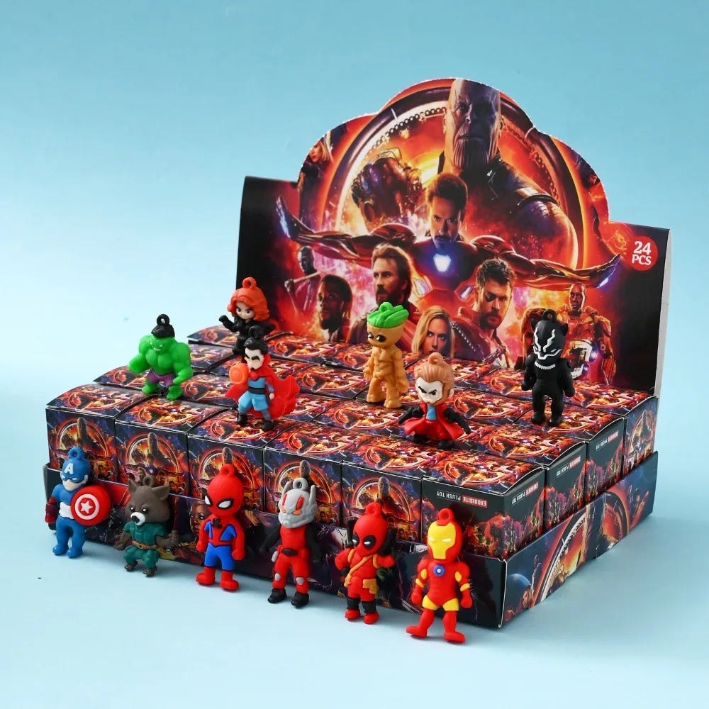 Marvel Spiderman Blind Box Toy Model Anime Action Figures Spider-Man Children'S Toys Decorationdolls Gifts