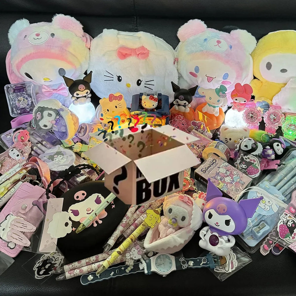 Sanrio Hello Kitty Box Gift Set: Randomly send 10/20/30pcs gifts, fashionable Hello Kitty, perfect for parties and holidays