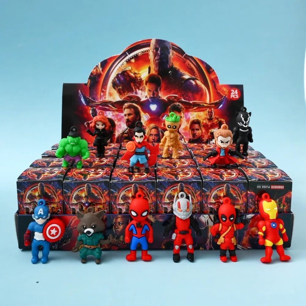 Marvel Spiderman Blind Box Toy Model Anime Action Figures Spider-Man Children'S Toys Decorationdolls Gifts