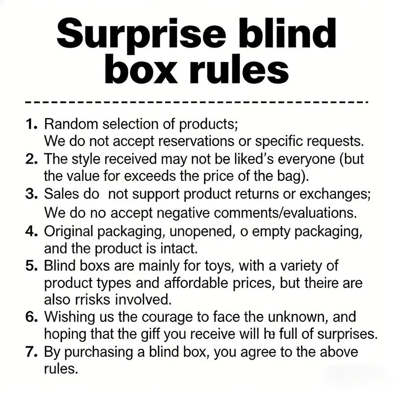 Your Happiness Lies Inside With A Variety Of Popular Mystery Box Toys Available Randomly Shipped Gift