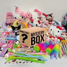 Sanrio Hello Kitty Box Gift Set: Randomly send 10/20/30pcs gifts, fashionable Hello Kitty, perfect for parties and holidays