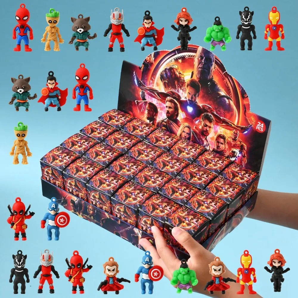 Marvel Spiderman Blind Box Toy Model Anime Action Figures Spider-Man Children'S Toys Decorationdolls Gifts