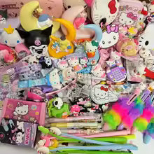 Sanrio Hello Kitty Box Gift Set: Randomly send 10/20/30pcs gifts, fashionable Hello Kitty, perfect for parties and holidays