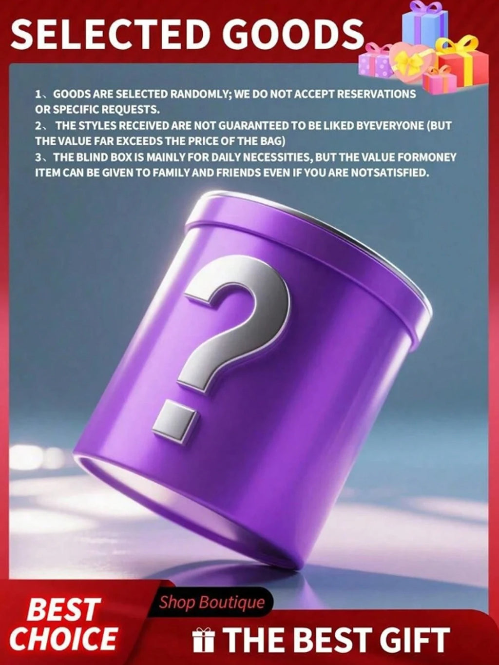 Mystery Box Random Mystery Box Blind Box Surprise Gift Blind Box Surprise Box Random Box Enjoy The Mystery Journey