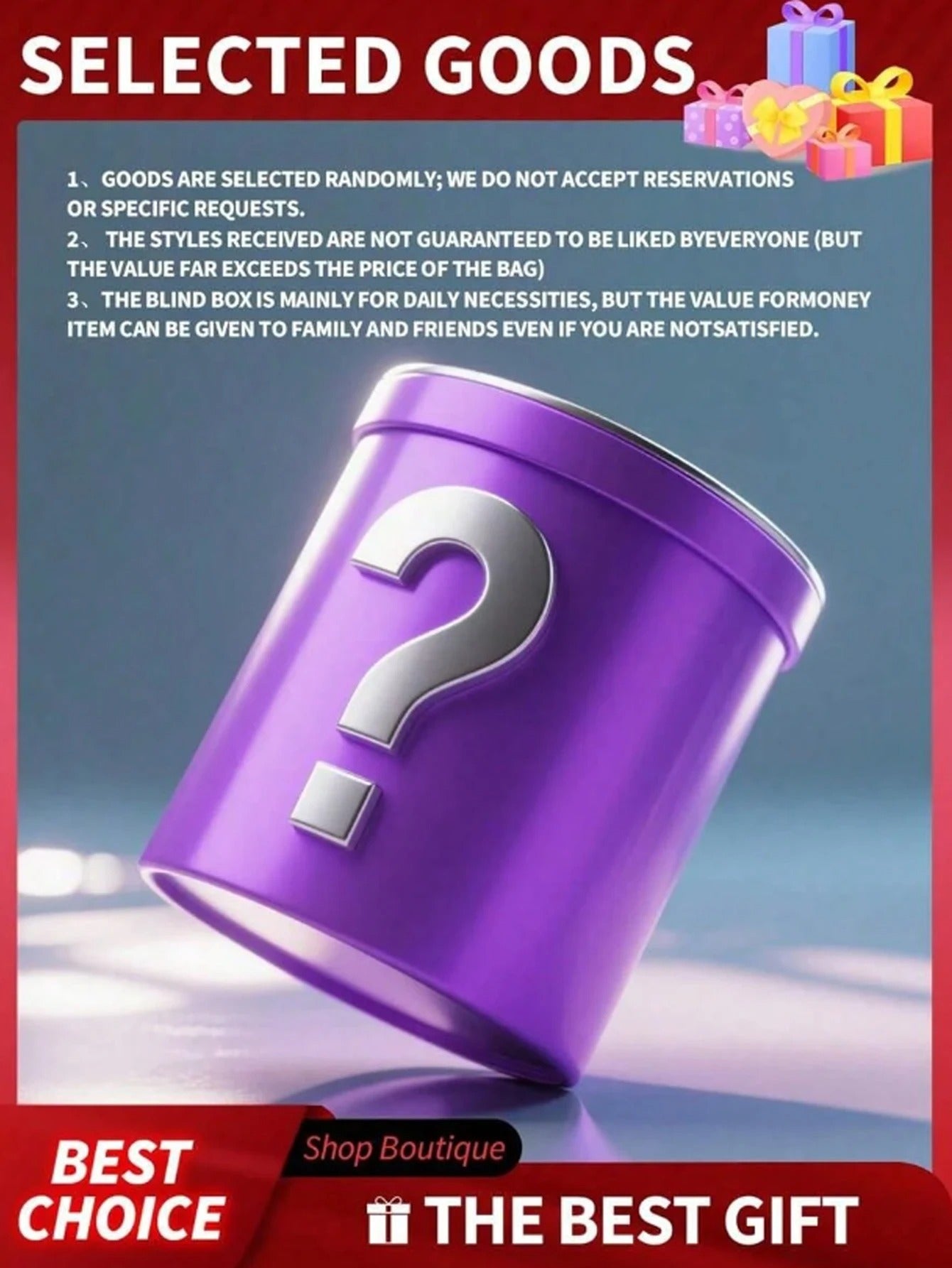 Mystery Box Random Mystery Box Blind Box Surprise Gift Blind Box Surprise Box Random Box Enjoy The Mystery Journey