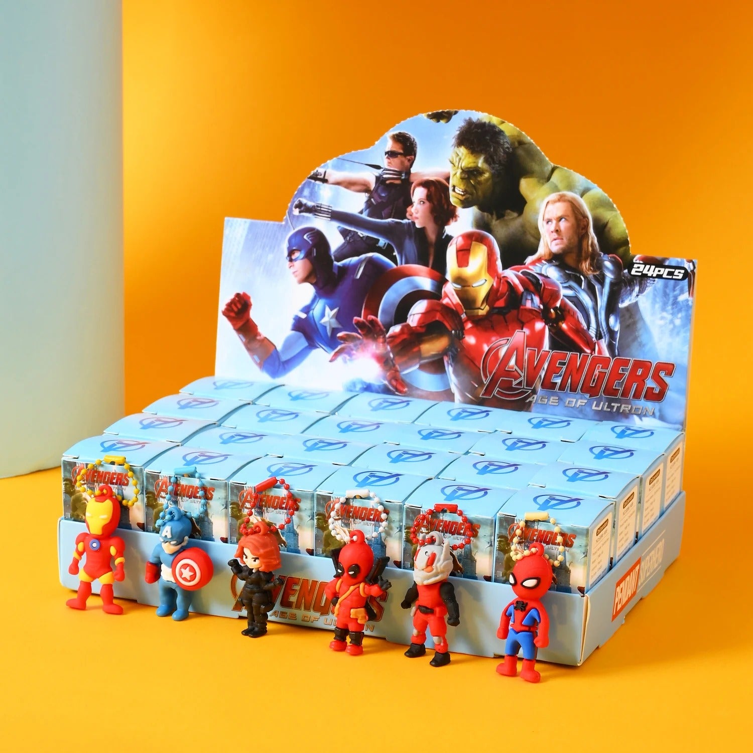 Marvel Spiderman Blind Box Toy Model Anime Action Figures Spider-Man Children'S Toys Decorationdolls Gifts