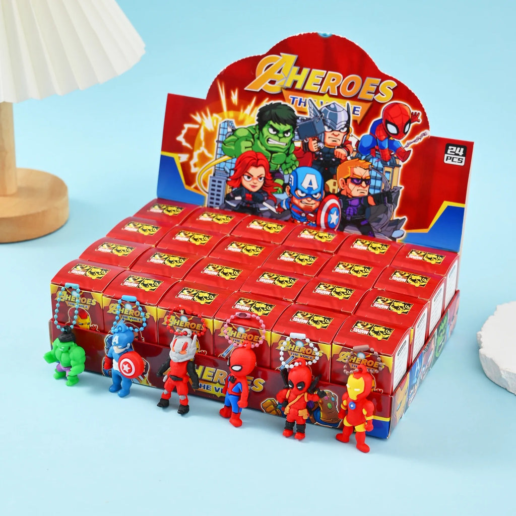 Marvel Spiderman Blind Box Toy Model Anime Action Figures Spider-Man Children'S Toys Decorationdolls Gifts